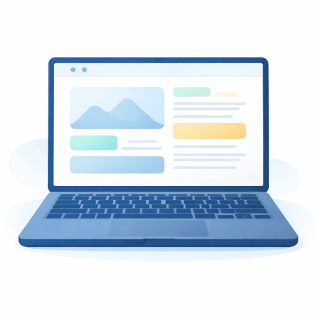 Basic Email Template Design | Starter Newsletter Template Simple branded email template with logo, content, and contact details